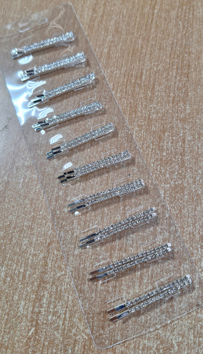 набор невидимок(10пар) 5.5см прямые