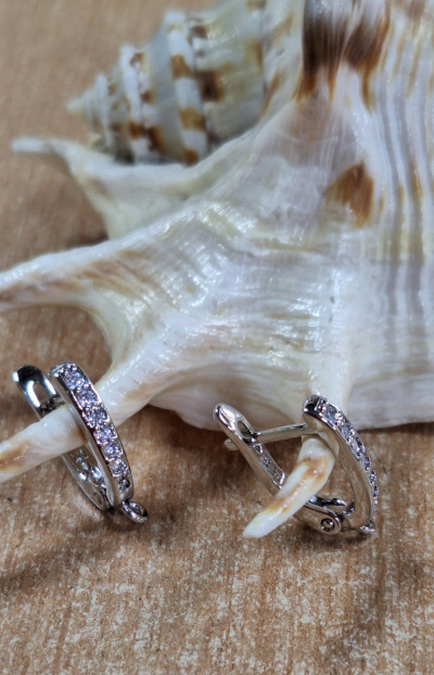 швензы из гипоаллергенного металла(10пар)