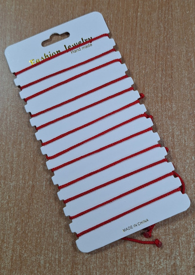 браслеты красная нить(12шт)