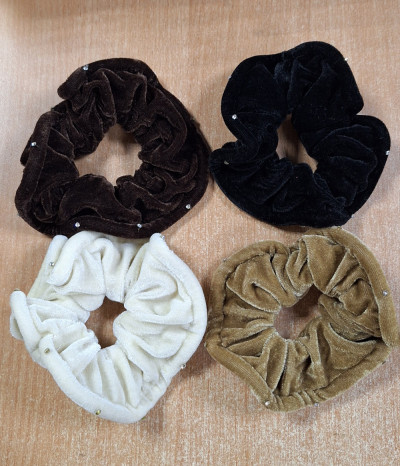 набор резинок(4шт,12см) стразы