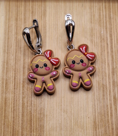 серьги ручная работа