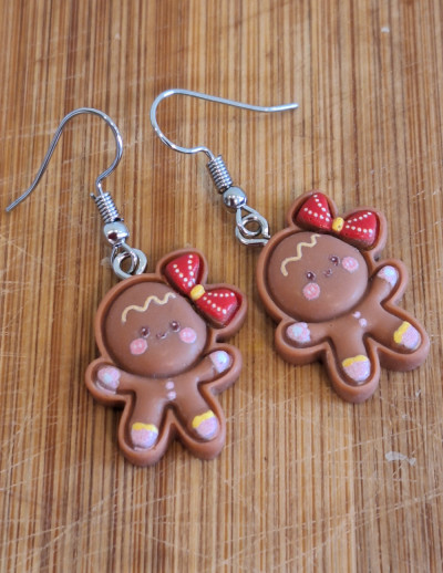 серьги ручная работа