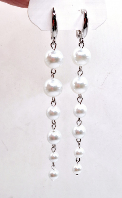 серьги 9см англ.замок ручная работа