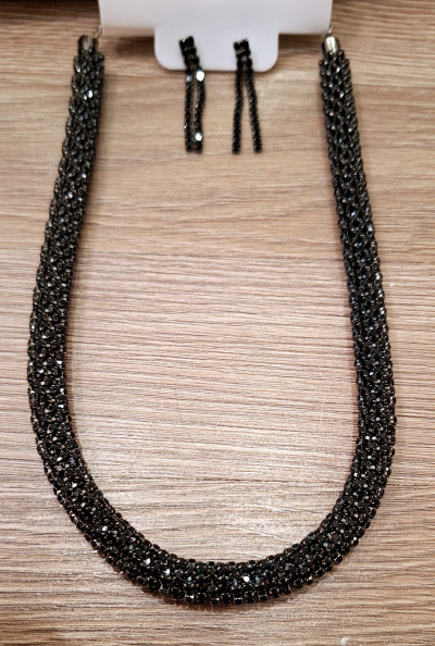 колье с серьгами