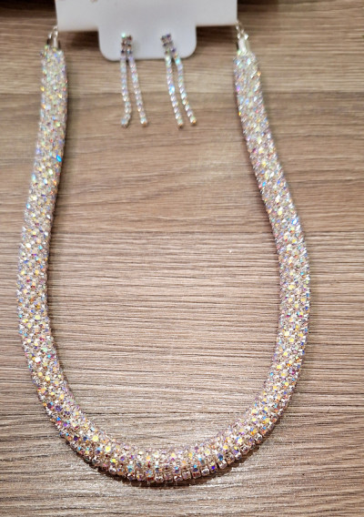 колье с серьгами