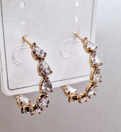 серьги-кольца(2.5см)