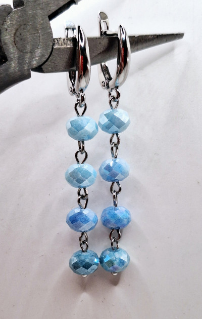 серьги ручная работа