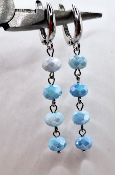 серьги ручная работа