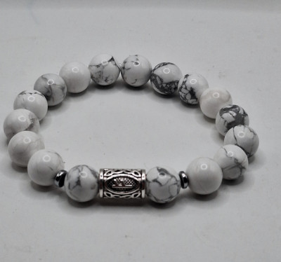 браслет из кахалонга 10мм с руной Феху