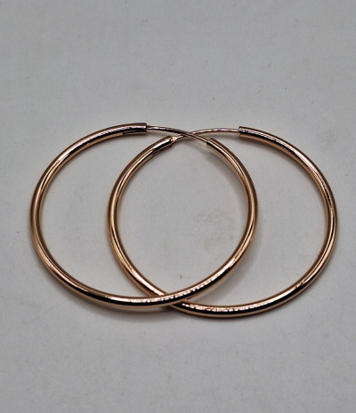серьги-кольца (4см)