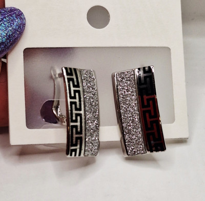 серьги (2.2см) английский замок