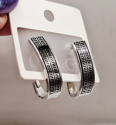 серьги (2.5см) английский замок