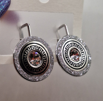 серьги (2.5см) английский замок