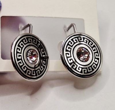 серьги (2.5см) английский замок