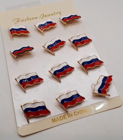 набор брошей(12шт)