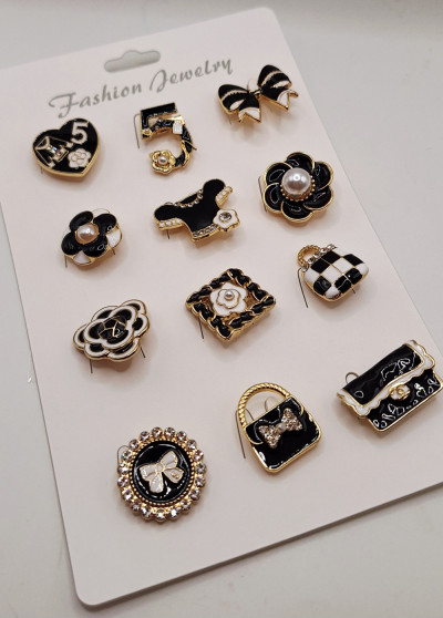 набор брошей(12шт)