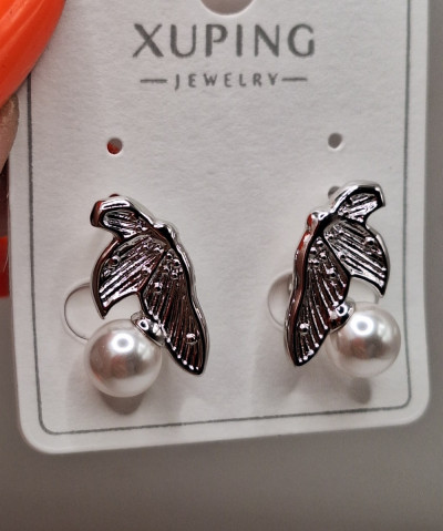 серьги(2см) англ.з ост.1шт