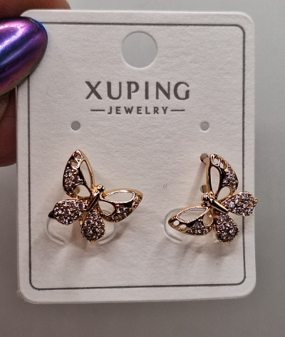 серьги(1.5см) англ.з ост 3шт