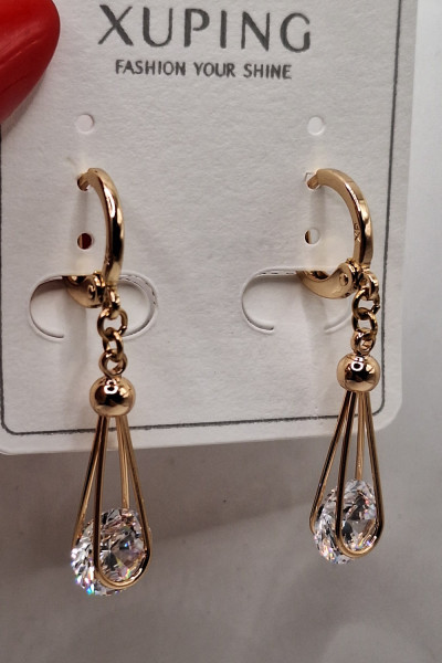 серьги(3.5см) ост 1шт